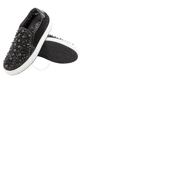  Philipp Plein Ladies Studded Slip-on Sneakers P18S WSC0830 PLE009N