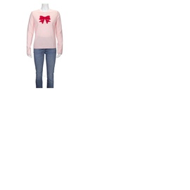 Comme Des Garcons Girl Long Sleeve Bow Embroidered Sweater ND-N003-051-2