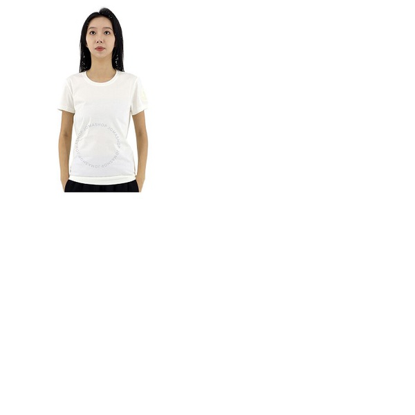 몽클레어 몽클레어 Moncler Total White Cotton Basic T-Shirt E10938086261-V8002-035