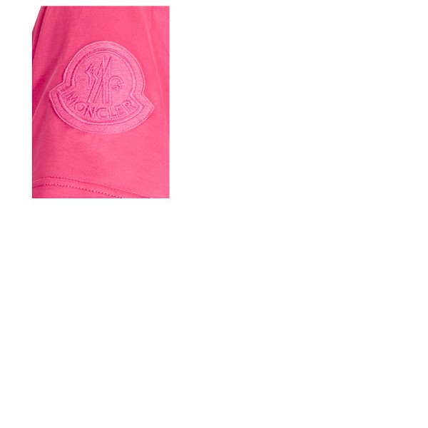 몽클레어 몽클레어 Moncler Pink Logo T-Shirt Size X-Small E10938086261-V8002-522