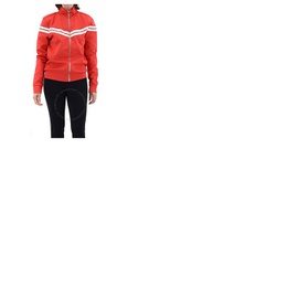 Each X Other Ladies Red Track Jacket With Stripe Size Large SS19G23004-RED