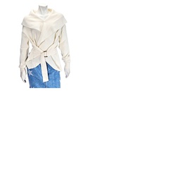 스텔라 맥카트니 Stella Mccartney Ladies Blazer Ivory Knit Wrap Jacket 521663 S1885 9503