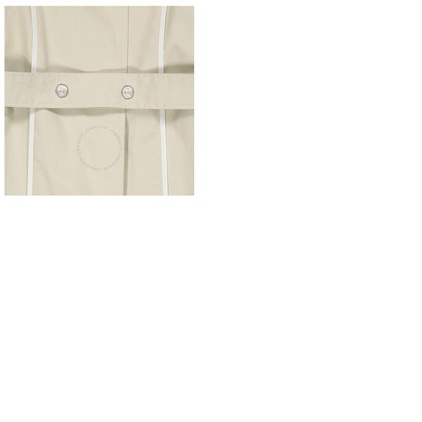  오프화이트 Off-White Ladies Light Grey Contrast-trim Trench Coat OWEA265F21FAB0010500