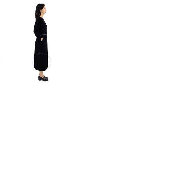  맥스마라 Max Mara Ladies Gennaro Three-quarter Sleeve Dress In Black 12260613 006