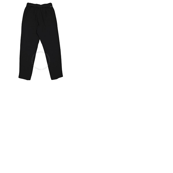 몽클레어 몽클레어 Moncler Black High-Waisted Cropped Trousers F10932A71600-C0378-999