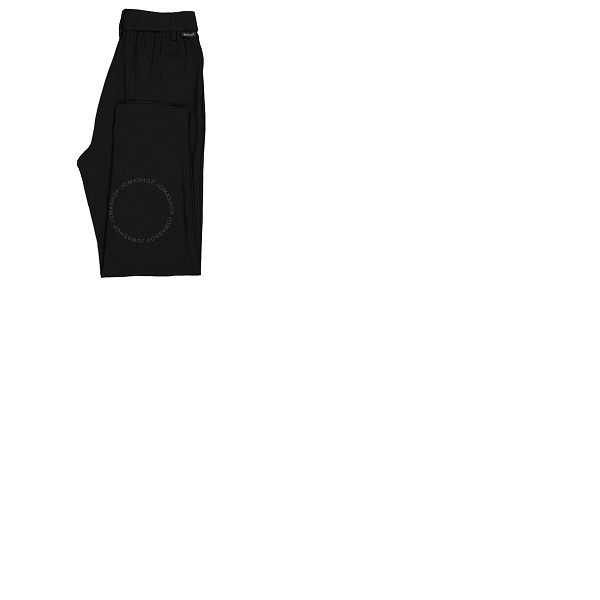 몽클레어 몽클레어 Moncler Black High-Waisted Cropped Trousers F10932A71600-C0378-999