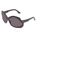 톰포드 Tom Ford Cheyenne Smoke Oversized Ladies Sunglasses FT0903 01A 68