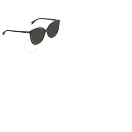 구찌 Gucci Grey Round Ladies Sunglasses GG1076S 001 56