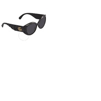 구찌 Gucci Grey Cat Eye Ladies Sunglasses GG0809S 001 52