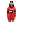 모스키노 Moschino Ladies Red Mickey Rat Sweater Dress A 0477 1027 1115