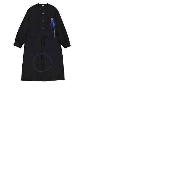 로에베 로에베 Loewe Ladies Embroidered Tunic Shirt Dress In Black S2109180GA.1100