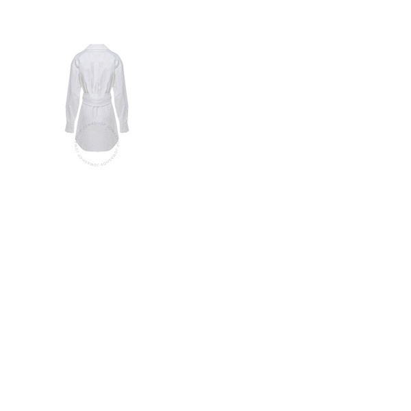 알렉산더왕 알렉산더 왕 Alexander Wang Ladies White Cotton Cross Front Shirt Dress 4WC2226175-100