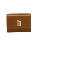 Furla 1927 Tri-fold Leather Wallet In Cognac H PCW5 1049291