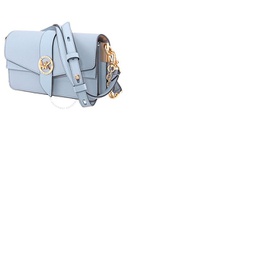 Michael Kors Ladies Greenwich Medium Saffiano Leather Shoulder Bag - Pale Blue 30H1GGRL2L-487