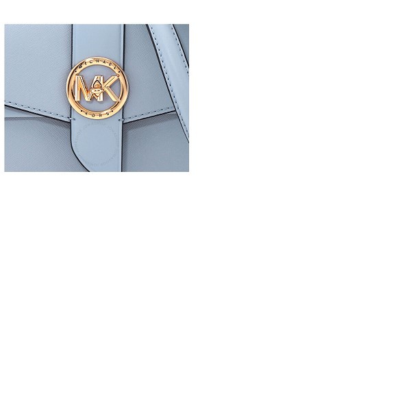 마이클 코어스 Michael Kors Ladies Greenwich Medium Saffiano Leather Shoulder Bag - Pale Blue 30H1GGRL2L-487