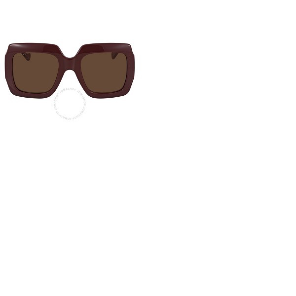 구찌 구찌 Gucci Brown Square Ladies Sunglasses GG1022S 007 54