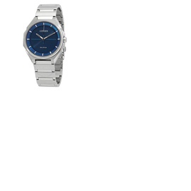 Citizen Eco-Drive Blue Dial Stainless Steel Mens Watch BJ6530-54L