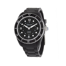 Alpina Horological Smartwatch Alarm Black Dial Ladies Watch AL-281BS3V6