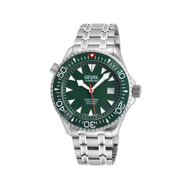 Gevril Hudson Yards Automatic Green Dial Mens Watch 48806
