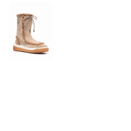 몽클레어 Moncler Ladies Light Brown Insolux Suede Boots G209B4H70400-02SX9-260