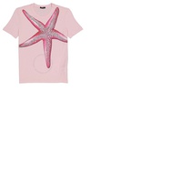 베르사체 Versace Ladies Starfish Printed T-Shirt A89343-A213311-1P590