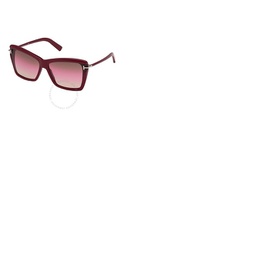 톰포드 Tom Ford Leah Pink Gradient Butterfly Ladies Sunglasses FT0849 69F 64