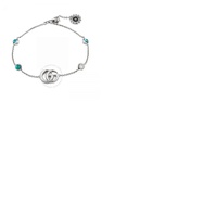 구찌 Gucci Marmont Double G Silver Flower Bracelet YBA5273930010
