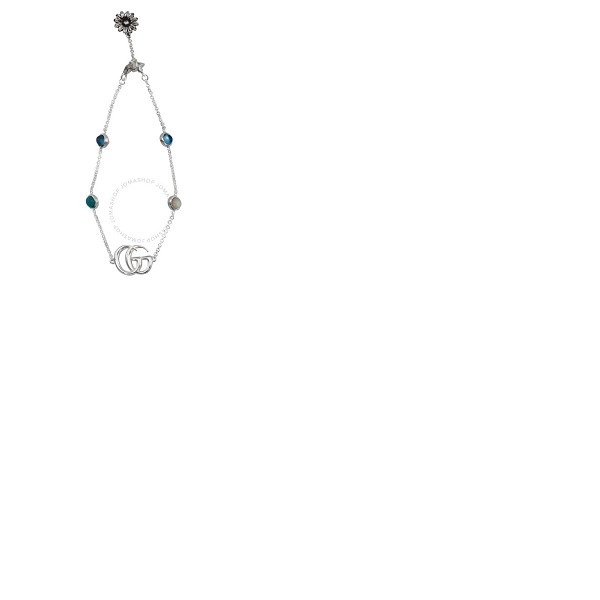 구찌 구찌 Gucci Marmont Double G Silver Flower Bracelet YBA5273930010