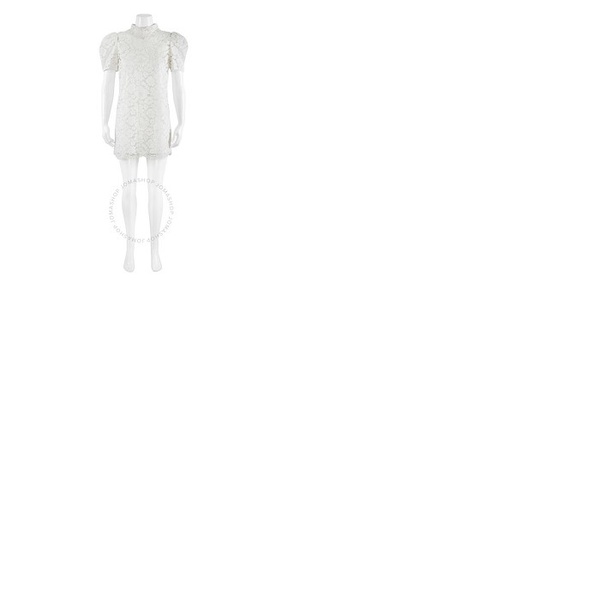마크제이콥스 마크 제이콥스 Marc Jacobs White Floral Lace Mini Dress V5000020-100