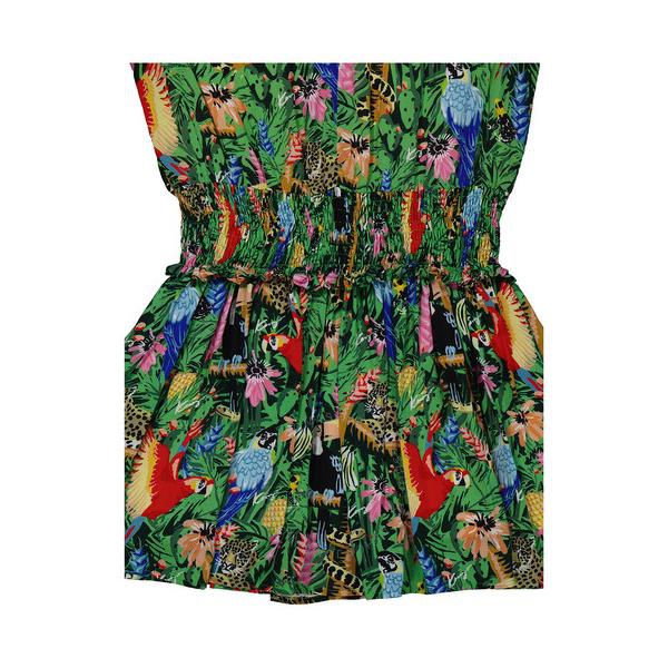  Kenzo Girls Forest Print Cotton Dress K12241-065