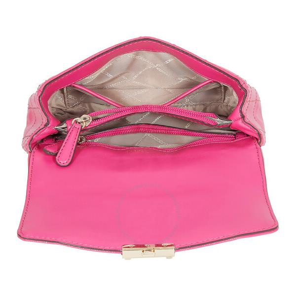 마이클 코어스 Michael Kors Ladies Wild Berry Soho Small Studded Quilted Patent Leather Shoulder Bag 30H1L1SL1A-542