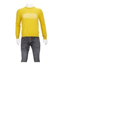 에르메네질도 제냐 Ermenegildo Zegna Mens Sweaters Yellow Crewneck Knitwear VRH26-ZZ110-510