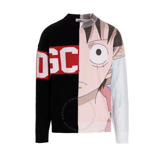  Gcds Mens Graphic One Piece Luffy Hybrid Sweater OP22M380021-MX