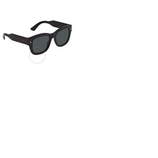 구찌 구찌 Gucci Smoke Square Mens Sunglasses GG1110S 001 53