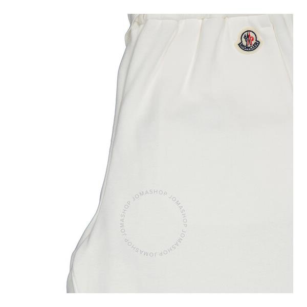 몽클레어 몽클레어 Moncler Ladies Logo Patch Sweatpants in White F10938H70100-V8053-032