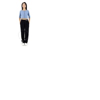 몽클레어 Moncler Ladies Side Stripe Tracksuit Pants in Black E10931650000-C0006-999
