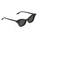 구찌 Gucci Grey Cat Eye Ladies Sunglasses GG0707S 001 47