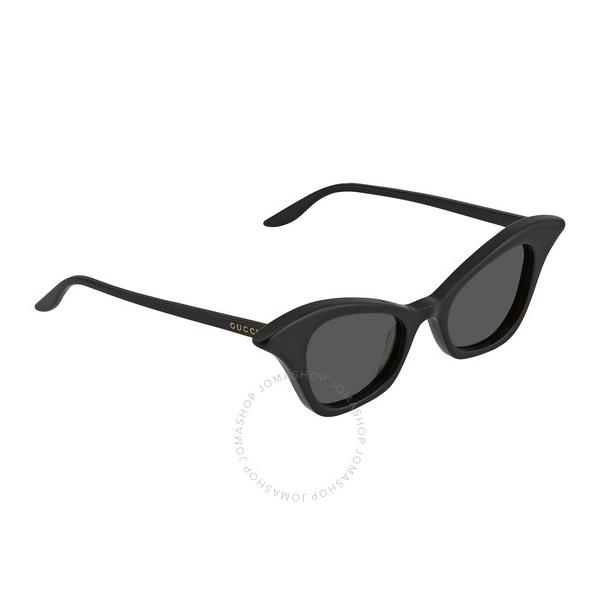 구찌 구찌 Gucci Grey Cat Eye Ladies Sunglasses GG0707S 001 47