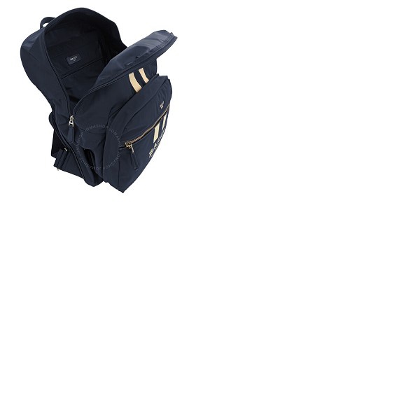  Bally Mens Fixie Nylon Backpack- Navy MAK001-NY018-U507P