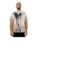 Emporio Armani Mens Printed Cotton Jersey T-Shirt I1C53M-I121C-038