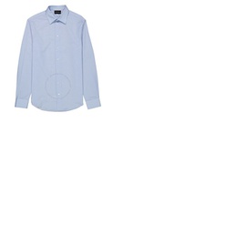 Emporio Armani Mens Modern-Fit Logo Twill Shirt I1SM0L-I11F9-019