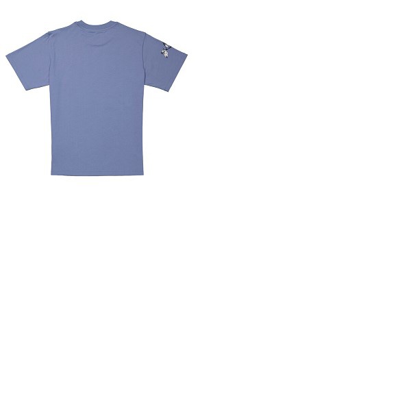 몽클레어 몽클레어 Moncler Light Blue Floral Print Cotton Crew Neck T-Shirt H10938C00026-829FB-70D