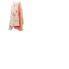 몽클레어 Moncler Ladies 1952 Asymmetric Pleated Skirt E10932531480-54A6B-115