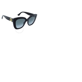 구찌 Gucci Grey Butterfly Ladies Sunglasses GG0327S 001 52