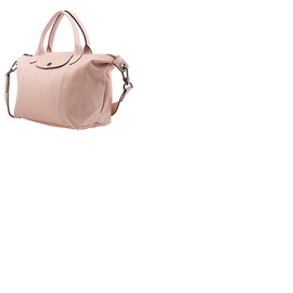 Longchamp Open Box - Le Pliage Cuir Top Handle Bag in Pink L1512757P53