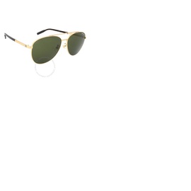몽블랑 Green Pilot Mens Sunglasses MB0081SK 002 61