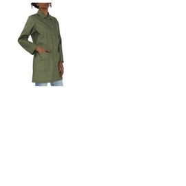 아페쎄 A.P.C. Ladies Khaki Brigitte Mac Straight-Cut Jacket COETY-F01470