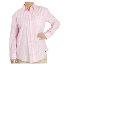 맥스마라 Max Mara Weekend Amati Long Sleeve Striped Cotton Shirt 51910227 054