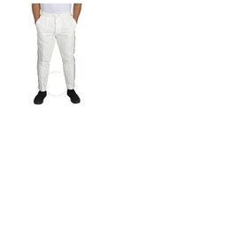 몽클레어 Moncler Mens White Athletic Cotton Trousers F10912A70300-54AGL-034