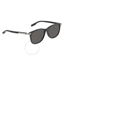 몽블랑 Grey Rectangular Mens Sunglasses MB0216SA 001 56